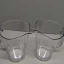 US Acrylic 64oz Bistro Clear Pitcher | Set of 2 Beer Pitchers | Reusable, BPA-free, Made in the USA, Indoor and Outdoor Pitcher Set for Water, Lemonade, Juice, Soda Pop, and Beer