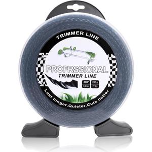 0.095" 253ft Black Diamond Trimmer Line Cutting String, Replacement for Echo Trimmer Line 330095073