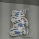 ZUNEA Small Dog Shoes for Hot Pavement Summer Breathable Mesh Boots Adjustable Non Slip Zipper Pet Dogs Booties White PU Paw Protector Blue 5# (5# (LxW: 2.3 * 1.85"))