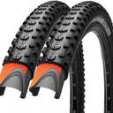 26/27.5/29x2.25 inch Bike Tires Pair Mountain Bike Tires 60 TPI Bicycle Tires Kevlar High Grade Made Tires Pack of 2 (2 pack 26x2.25)