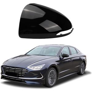 Left Driver Side Mirror Cap Cover Compatible with Hyundai Sonata 2020 2021 2022 2023 Replacement Accessories Mirror Guard Housing with Turn Signal