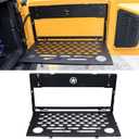 BESTAOO Tailgate Table for Ford Bronco 2021-2025 2 & 4 Door Models Steel Foldable Cargo Shelf No Drilling Installation Rear Door Storage & Luggage Holder