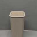 NEWE Knife Block Holder without Knives, Universal Kitchen Storage Stand with Wavy Slots to Protect Blades, Small Space-Saving Knife Organizer for Countertop, Detachable for Easy Cleaning