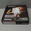 GIGABYTE B550M K AMD AM4 Micro-ATX Motherboard, Supports Ryzen 5000/4000/3000 Series Processors, DDR4, 3+3 Power Phase, 2X M.2, PCIe 4.0, USB 3.2 Gen 1, GbE LAN, Q-Flash