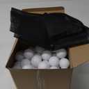Yunsailing 120 Pcs Plastic Practice Golf Balls Bulk Hollow Training Golf Balls with 2 Pcs Mesh Drawstring Storage Bags for Indoor Outdoor Training and Practice