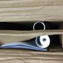 Zenna Home Curved Shower Curtain Rod, No Drill, 50-72 Inch Adjustable Tension Shower Rod for Bathroom, Rustproof, Non-Slip, Adds Room in Shower, Chrome