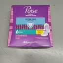 Poise Ultra Thin Incontinence & Postpartum Pads with Wings for Bladder Leaks, 3 Drop Light Absorbency, Regular Length, 132 Count