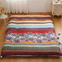 F,100x190cm,LDLCYCN Futon Mattress Cover Traditional Japanese Floor Futon Mattress Cover Comfortable Skin Friendly Bed Cover Full Wrap Mattress Protector Futon Slipcover