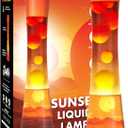 JAMBO 15.5" The Upgraded Motion Lamp, Sunset Decal Motion Light, Beautiful Home Decor, Living Room Bedroom Lamp, Relaxing Nightlight for Teens, Kids & Adults