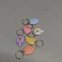 7 Pcs LED Keychain Flashlight Mini Keychain Light Bright Tiny Flashlight Small Portable Flashlight Battery Powered with Key Ring for Outdoor Activities And Emergency Lighting, 7 Light Colors of Shells