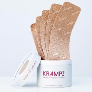 Krampz Menstrual Pain Relief Patches, Period Wellness, and Discomfort Support for Women, Tone 2