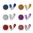 Nail Art Kit Nail Design Tools Kit Nail Art Brushes Set with Nail Stickers Nail Gems Almond Tips Nail Long Coffin False Nail Tips Nail Charms Dotting Tools Chrome Powder Nail Supplies Gifts for Girls