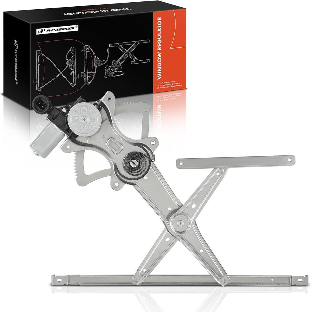 A-Premium Electric Power Window Regulator with 6-Pin Motor Compatible with Toyota Avalon 2005-2012 Sedan Front Left Driver Side