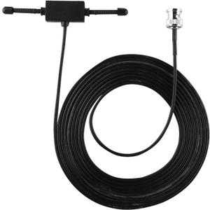 Scanner Mobile Antenna, BNC Male Radio Scanner Antenna Glass Mount 30MHz - 1200MHz 3dB with BNC Connector for Two Radio