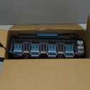 Fancy Buying 4-Port 18V DC18SF Fast Charger with Dual USB Port Compatible with Makita 14.4V 18V LXT Li-ion BL1830 BL1840 BL1850 BL1860 BL1815 BL1430, Replace Makita DC18SF DC18RC DC18RD DC18RA