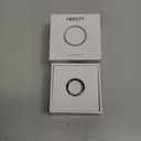 Hertz P1 Smart Ring for Women & Men - (Size 11) 24/7 Health Metrics Fitness Ring, Tracks 20+ Biometrics, 6 Day Battery Life, Waterproof Stainless Steel, Free APP for iOS Android, No Subscription (Silver)