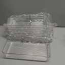 Delamu 2-Tier Under Sink Organizers and Storage, Multi-Purpose Stackable Bathroom Cabinet organizers, Pull Out Kitchen Pantry Organization and Storage with Dividers(2 Pack, Clear)