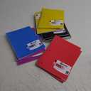 Spiral Notebooks, 12 Pack, 1 Subject Notebook, Wide Ruled, 70 Sheets, 8 x 10-1/2", 3 Hole Punched, School Supplies, Bulk Single Subject Spiral Notebook Bulk, Assorted Colors Pack of Notebooks