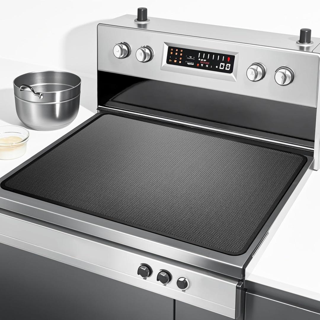 Stove Top Covers for Electric Stove, 28" x 20" Fireproof & Waterproof Stove Covers, Stove Covers for Gas Stove Top, Heat Resistant Stove Mat for Glass Top Stove, Cooktop Protector