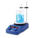 FOUR E'S SCIENTIFIC 5 inch Magnetic Stirrer Hot Plate with Temp Probe Holder Ceramic Coated Lab Stirrers 280C/ 536F 100-1500RPM Max 5L Stirring Capacity 110V 600W