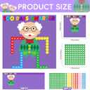 Cinrobiye 30 Set 100th Day of School Craft Kit DIY 100 Days of School Old Grandpa Poster Crafts Mix and Match Number Scene Sticker Art Craft for School Classroom Activity Project Game Party Supplies