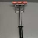 Floor and Wall Roller for Vinyl Flooring,Heavy Duty Adjustable Rollers with Extendable 16" to 27.5" Handle Rubber Nylon Wheels for Linoleum, Carpet, LVP, Veneer and Wall Covering