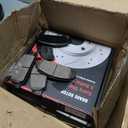 MOTOREVO Front Geomet Coated Brake Kit for Accord [ 2013-2022 292.6mm 11.52in Rotors ] (2013-2020 EX & Select Trims) (2018-2022 LX/EX-L ONLY for 1.5L) Drilled & Slotted Vented Discs & Ceramic Pads