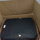 YFO Home Office Desk Chair Office Rubber Casters Ergonomic Computer Chair with Lumbar Support Adjustable Height Rolling Swivel Executive Task Armrests Chair Brown Leather (Mid Back)