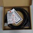 Amazon Basics Extension Cord, 6 Ft, 3 Prong Outlet Extender, Indoor Extension Cord, 13 Amps, 125V, Black