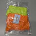 Women's Neon Scrunch Crew Socks 80s 90s Retro 3-Pack Cotton Stacked Boot Calf Cozy Ribbed Slouchy Socks Size 5-10 (1-white/Neon Green/Neon Orange)