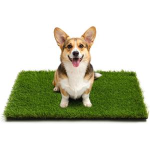 Artificial Grass Turf Grass for Dogs & Outdoor Use, Realistic Fake Lawn Grass for Patio, Garden, Balcony, Durable Turf for Indoor Outdoor Mats (23.6 x 19.7 in)