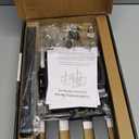 USX STAR UL Listed Full Motion TV Wall Mount Bracket for Most 37-90 inch TVs, Swivel Tilt Extension Level TV Mount, Max VESA 600x400mm, Holds up to 132lbs & 16" Wood Studs with Hole Drilling Template