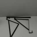 Simple Houseware Over The Door Clothes Hanging Rod, Black