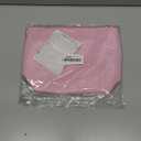 Initial Makeup Bag Personalized Preppy Cosmetic Bag Trendy Toiletry Travel Bag For Teen Girls Kids Women Letter Makeup Pouch Purse Holiday Gifts Birthday Gifts 2pack (D, Pink)