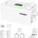 1.1HP Utility Sink Pump, 800W Macerator Pump with 3 Upgraded Inlets for Basement, Kitchen, Sink, Shower, Bathtub, Laundry