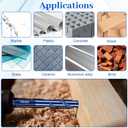 Serrated Masonry Drill Bit Set Serrated Masonry DrilMagnetic Phillips Head Drill & Screwdriver Bits Shank for Impact Drivers, Professional & DIY Use for Concrete Tile Glass Brick Ceramic Plastic Wood