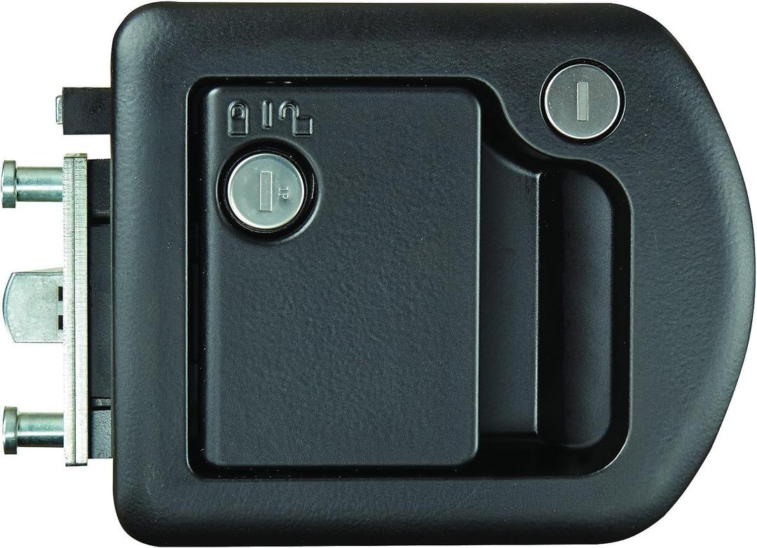 RV Designer T507 TriMark Motorhome Entrance Door Lock with Deadbolt - Fit for 1.38-1.58 RV Motorhome Doors - Right/Left-Hand Use - FMVSS 206 Compliant