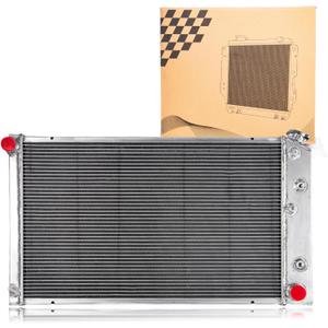 3Row Radiator for 1973-1986 Chevy C10 C20 C30 K10 K20 K30, Radiator for 1971-1990 Caprice Chevelle Impala El Camino 1974 1975 1976 1977-1982 1983-1989
