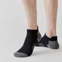 Brand: Looknniy
6 Pairs Athletic Ankle Socks for Men Breathable Low Cut Running Socks Cushioned Moisture Wicking for Sport Traveling Black and white one Size