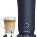 SIMPLETASTE Milk Frother, 4-in-1 Electric Milk Frother and Steamer, Automatic Warm and Cold Foam Maker and Milk Warmer for Latte, Cappuccinos, Dark Blue (Medium)