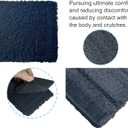 SPRING SEAON Plush MemoryFoam Crutch Underarm Pad & HandGrip CoversUniversal Fit, Breathable MoistureWicking, MachineWashable Cushion for Crutches, Pain Relief & Chafing Protection