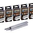 3 x Bostitch Office Premium Standard Staples, 1/4" Length, High-Carbon Steel, 5000 Per Box, 5-Pack