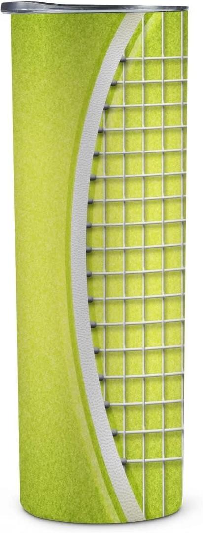 Onebttl Tennis Gifts: 20oz Stainless Steel Tumbler, Tennis-Themed, Perfect for Men, Women, Players, Coach, Daughter, Coworker