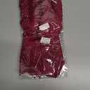 DEEKA 12 PCS Maroon Collegiate Style Cheer Bows for Girls Teens Softball Cheerleader Sports (5.5 x 9 Inch(Pack of 12))