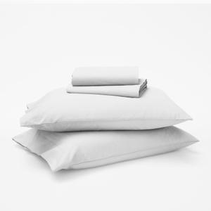 Tuft & Needle Queen Percale Sheet Set – 100% Supima Cotton, Crisp & Cooling Sheets for Hot Sleepers, Breathable & Durable Hotel-Quality Bedding, Deep 16" Pockets, Oeko-Tex Certified, Cloud
