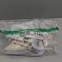 Leyndo Paper Mache Art Mask White Craft Masquerade Masks and Gem Stickers DIY Blank Mardi Gras Halloween Cosplay Party