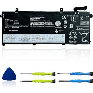 OUWEE L18L3P73 L18M3P73 L18M3P74 Laptop Battery Compatible with Lenovo ThinkPad T490 T495 P43S Series SB10K97645 02DL007 L18M4P73 SB10K97646 L18C3P72 L18M4P74 L18C3P71 SB10K97648 11.52V 51Wh 4345mAh
