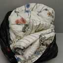 Bedsure Comforter Set Queen Size - Cute Floral Bedding Comforter Set, 3 Pieces, 1 Soft Reversible Coconut White Botanical Flowers Comforter and 2 Pillow Shams