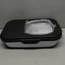 ANVS 20Lbs Dog Food Storage Container Collapsible Dog Food Container with Airtight Lids,Wheels, Scoop and 2.5L Small Pet Food Storage Container Dry Food For Dog, Cat and Other Pet Food (Black)