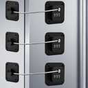 3 Pack Fridge Lock for Kids, Traceless Refrigerator Lock for Adults, Child Proof Cabinet Locks Baby Proofing, Drawer Freezer Locks for Fridge Refrigerator (Black)